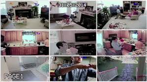 A screenshot of all the camera feeds from This House Has People In It